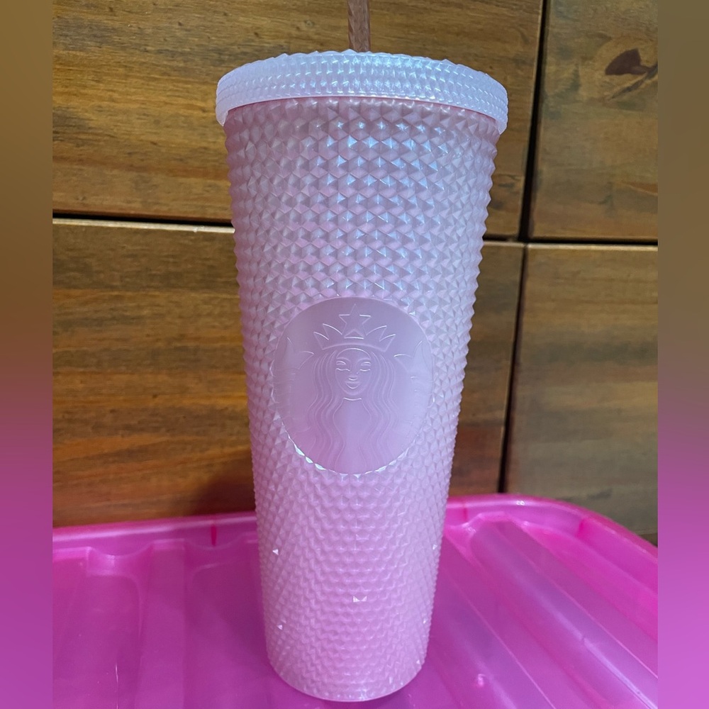 Starbucks Studded Tumbler Pink Pearl